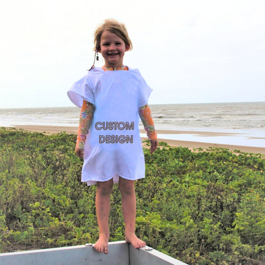 Kids Poncho Towel - Fully Customised Design