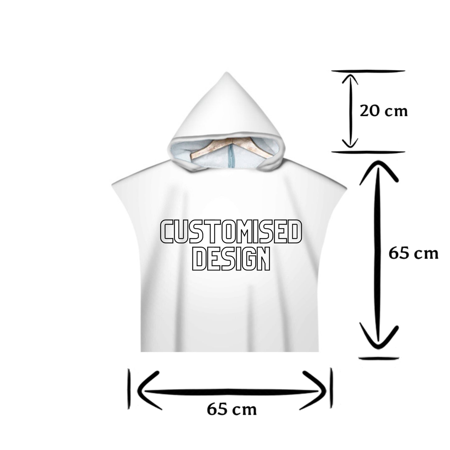 Kids Poncho Towel - Fully Customised Design