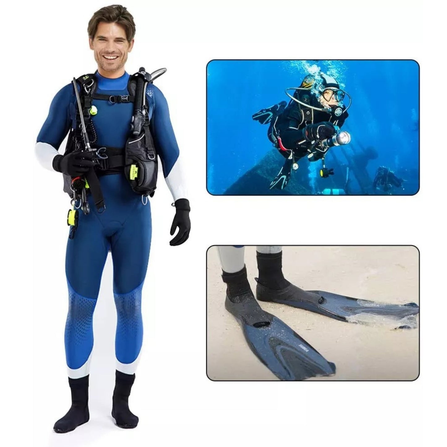 Customisable Neoprene Fin Socks - Your Logo, Your Slogan