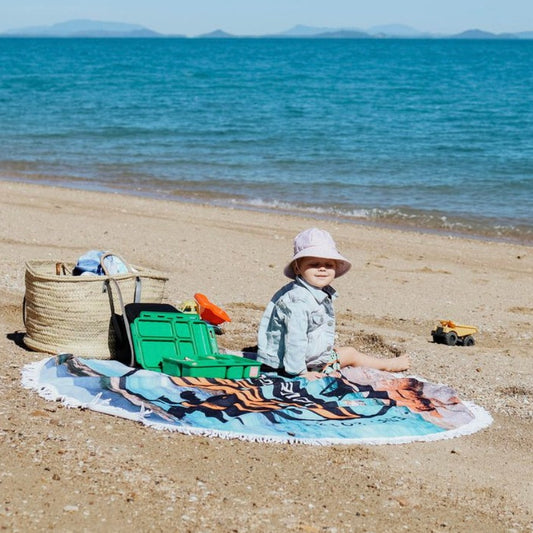 Round Beach Towel - Fully Customised Design
