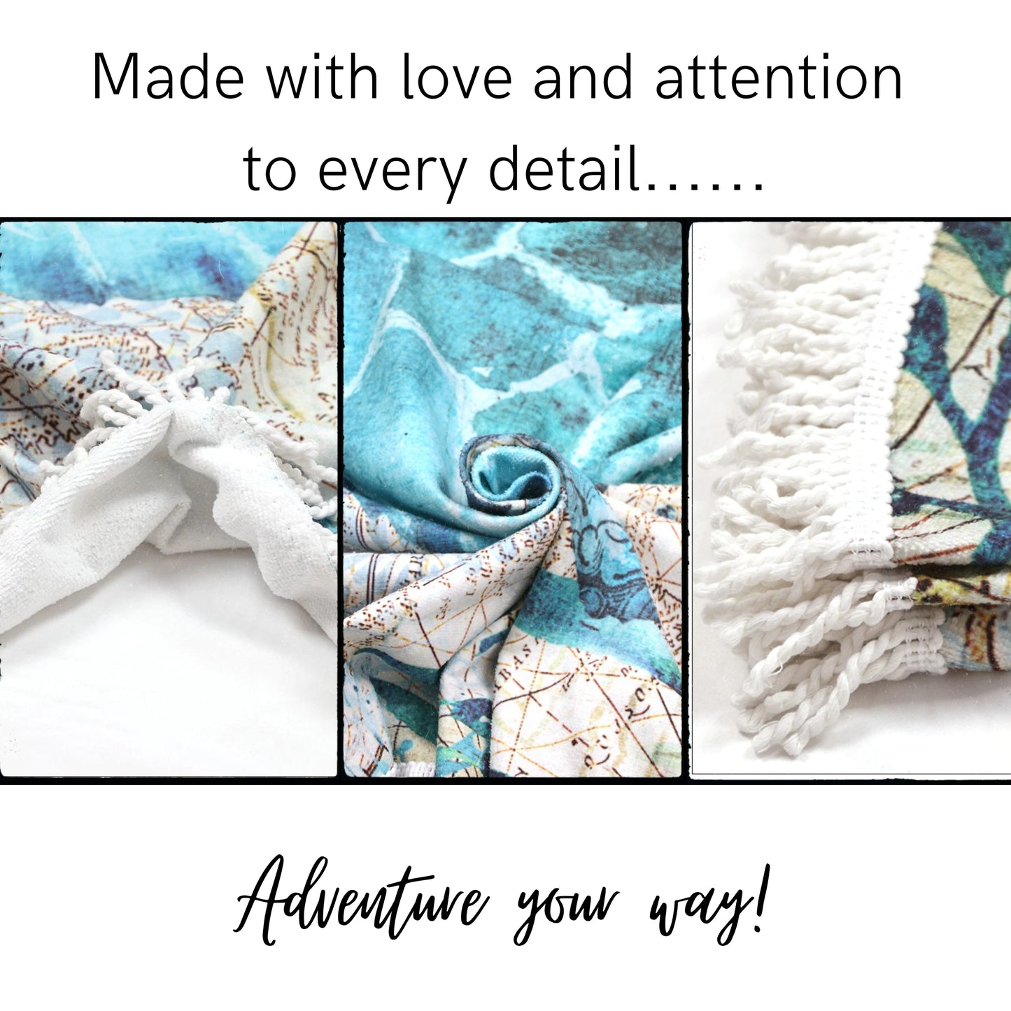 Round Beach Towel - Fully Customised Design