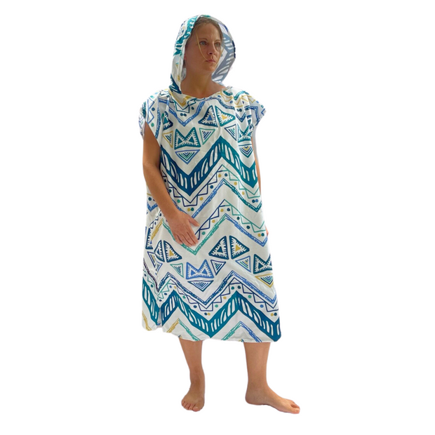 Adult Poncho Towel -  Blue Dream