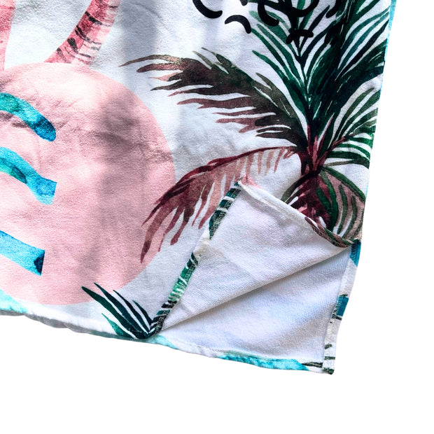 Adult Poncho Towel - Tropical Dream