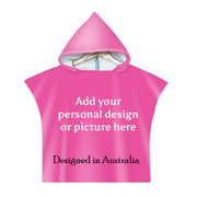 Kids Poncho Towel - Fully Customised Design