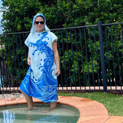 Adult Poncho Towel - The Wave