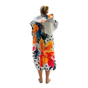 Adult Poncho Towel - Orange Maple