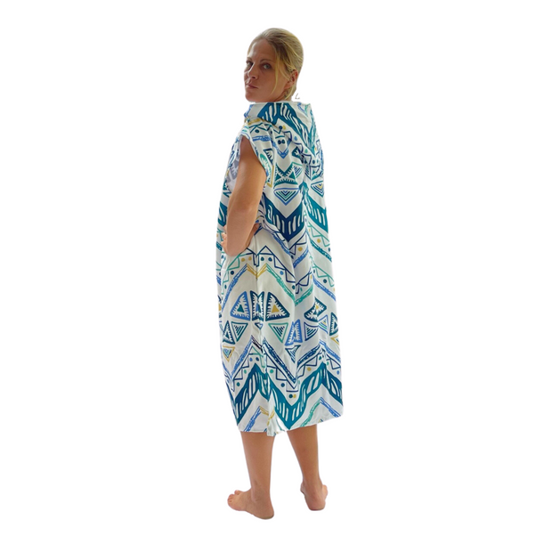Adult Poncho Towel -  Blue Dream