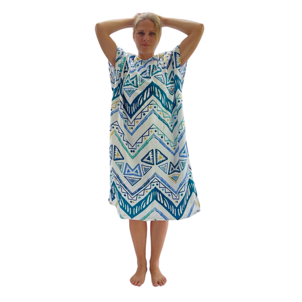 Adult Poncho Towel -  Blue Dream