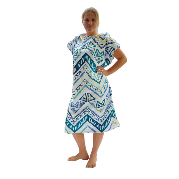 Adult Poncho Towel -  Blue Dream