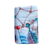 Adult Poncho Towel with Dreamcatcher print