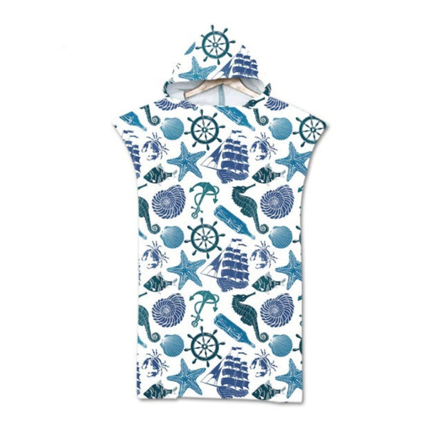 Adult Poncho Towel - Marinero