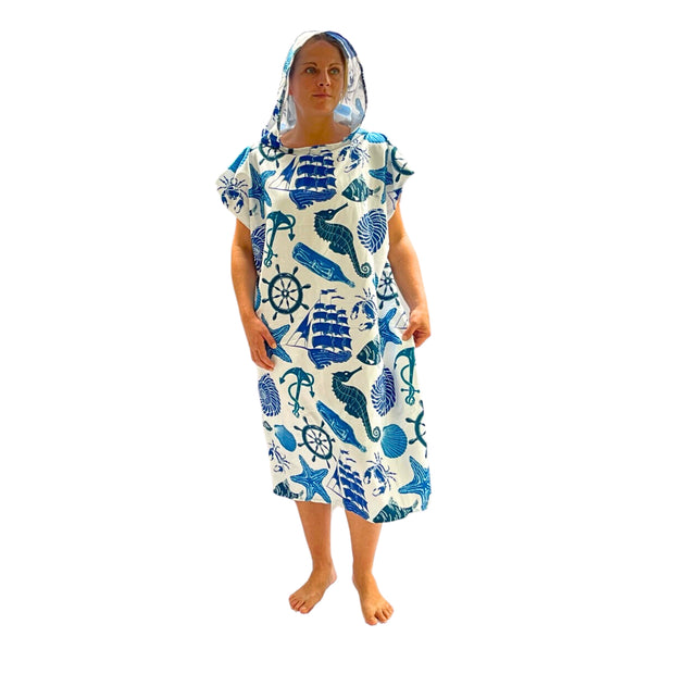 Adult Poncho Towel - Marinero