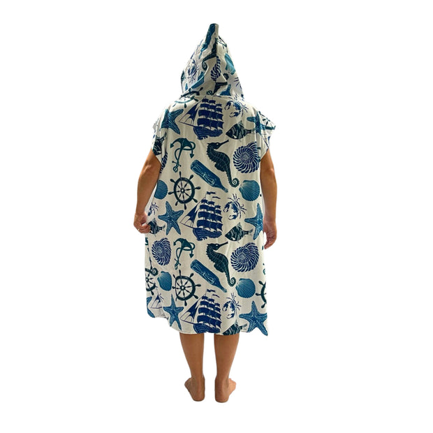 Adult Poncho Towel - Marinero