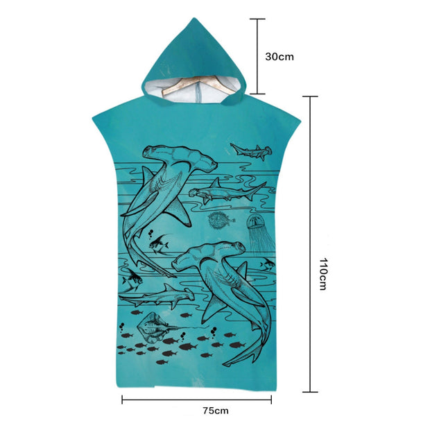 Adult Poncho Towel - Fully Customised Design