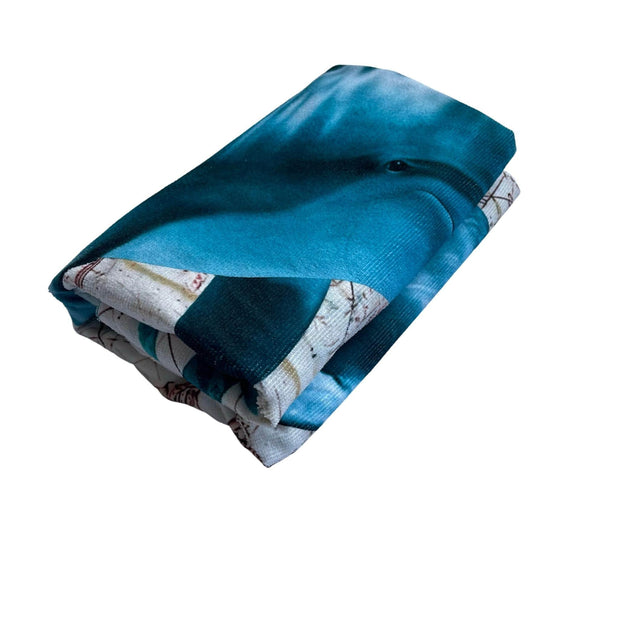 Adult Poncho Towel - Dolphin - Dropbear Outdoors