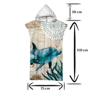 Adult Poncho Towel - Dolphin - Dropbear Outdoors