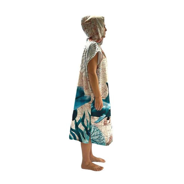 Adult Poncho Towel - Dolphin - Dropbear Outdoors