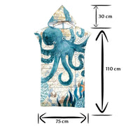Adult Poncho Towel - Octopus - Dropbear Outdoors