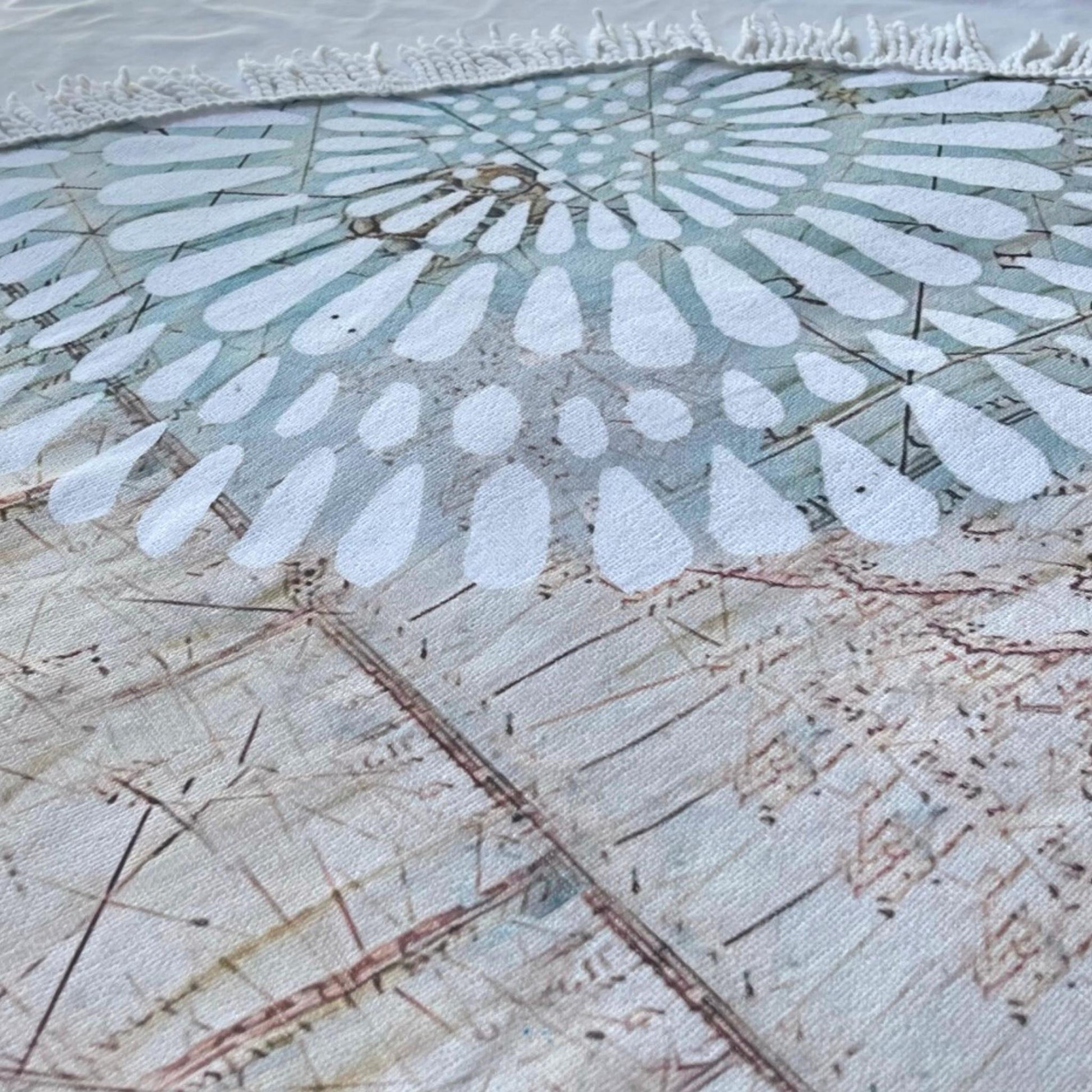 Round Beach Towel - Dolphin - Dropbear Outdoors