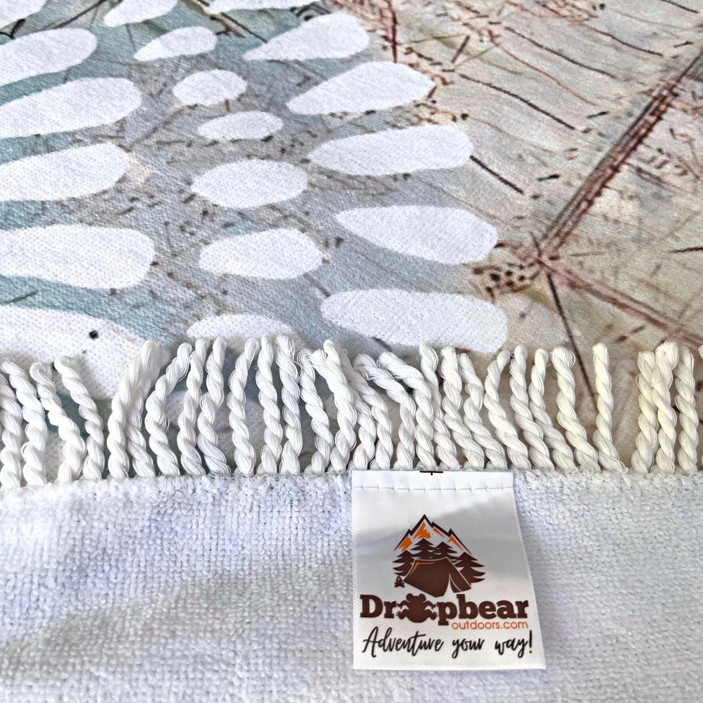 Round Beach Towel - Dolphin - Dropbear Outdoors