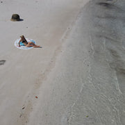 Round Beach Towel - Whale - Dropbear Outdoors