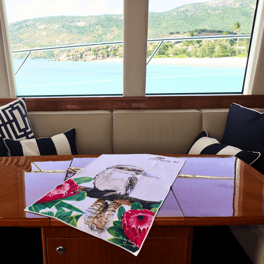 Sports & Tea Towel - King of the Bush from Daisy Emily Art - Dropbear Outdoors