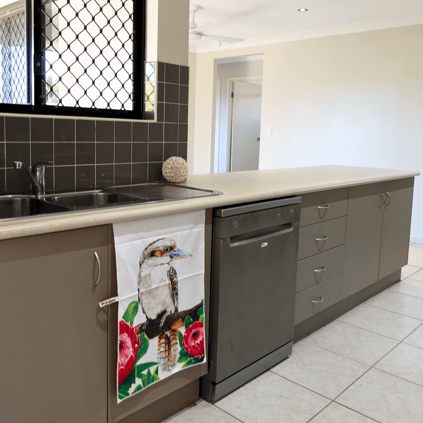 Sports & Tea Towel - King of the Bush from Daisy Emily Art - Dropbear Outdoors